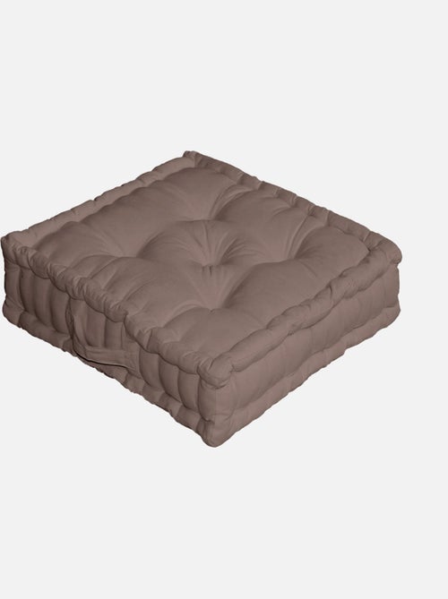 Coussin de sol uni taupe - Kiabi Coussin de sol uni taupe - Kiabi