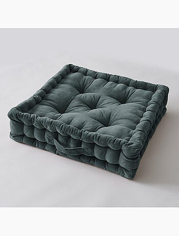 Coussin de sol – Velours de Coton – Doux et moelleux - César