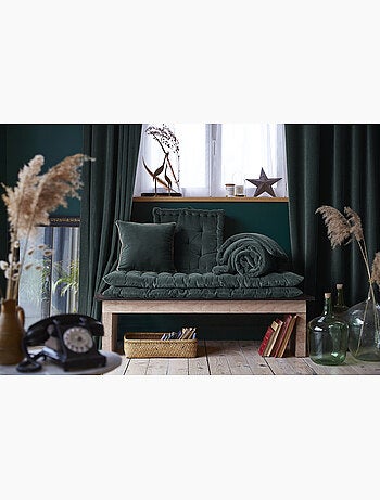 Coussin de sol – Velours de Coton – Doux et moelleux - César