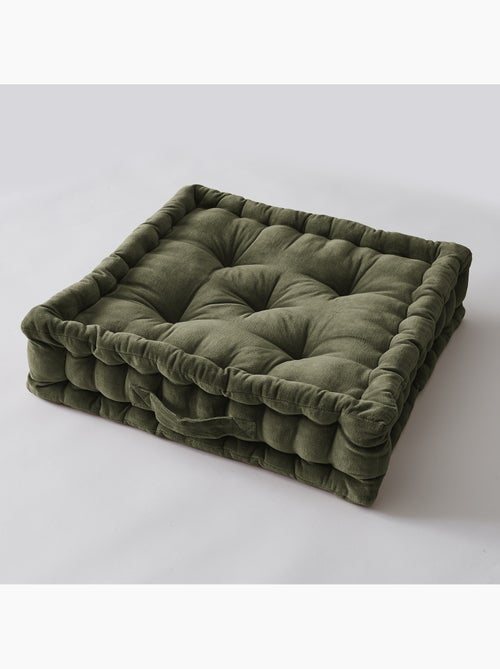 Coussin de sol – Velours de Coton – Doux et moelleux - César - Kiabi