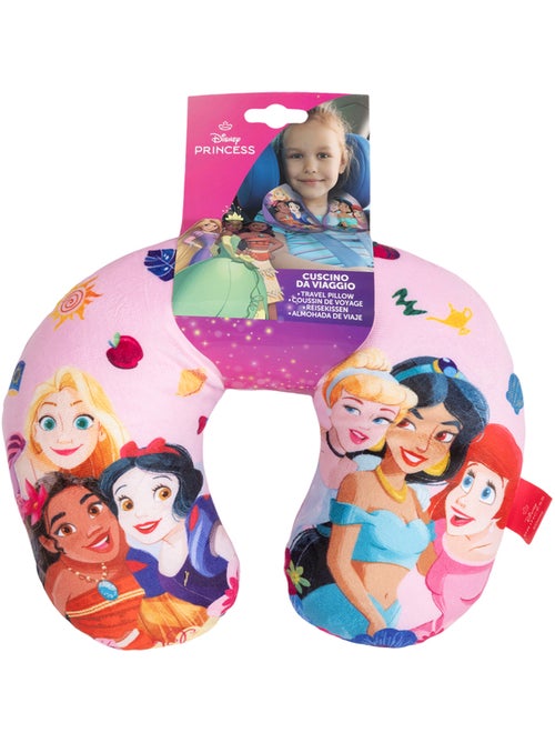 Coussin de voyage - Disney Princesses - idéal pour la voiture, l'avion et les longs trajets - Kiabi