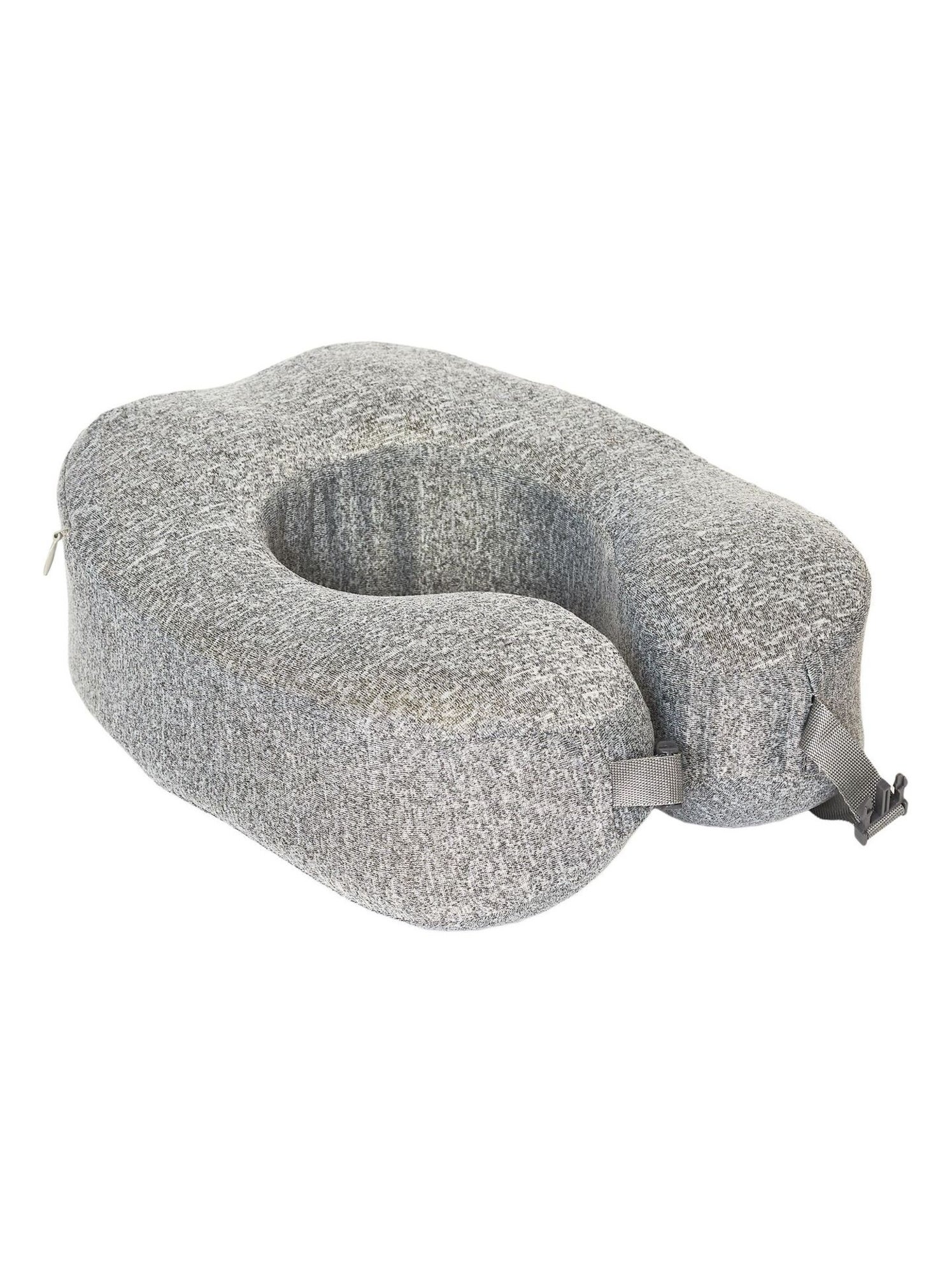 Coussin De Voyage En U Remplissable - Housse Peluche Lavable, Portable Pour Avion, Train, Voiture - 4