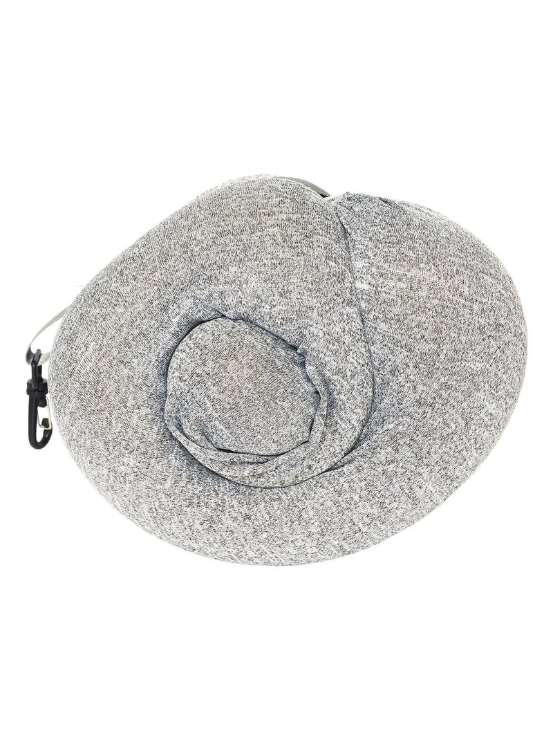 Coussin de voyage à mémoire de forme enroulable Gris - Kiabi