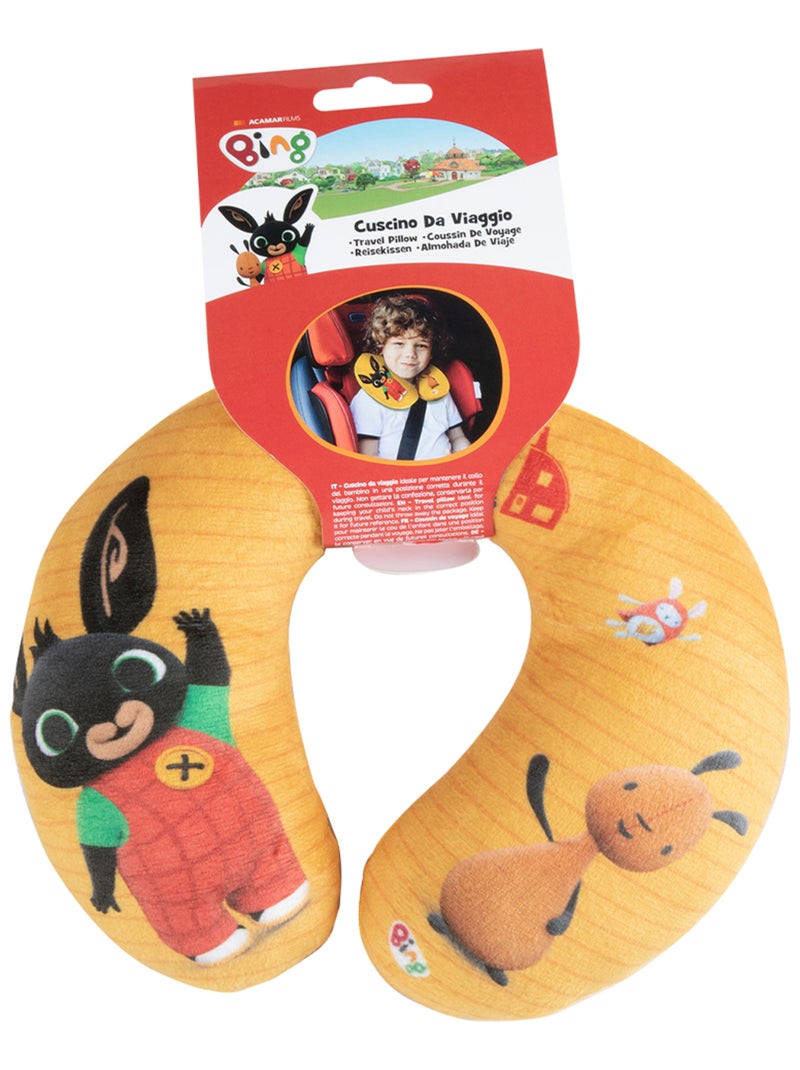 Coussin de voyage Bing Bunny Rouge - Kiabi