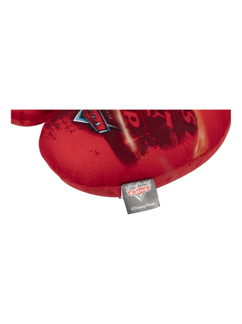 Coussin de voyage cervical - Cars Lightning McQueen-en tissu Rouge - Kiabi