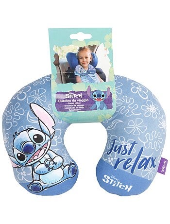Coussin de voyage cervical en tissu Disney Stitch