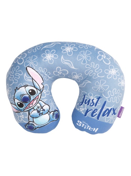 Coussin de voyage cervical en tissu Disney Stitch - Kiabi