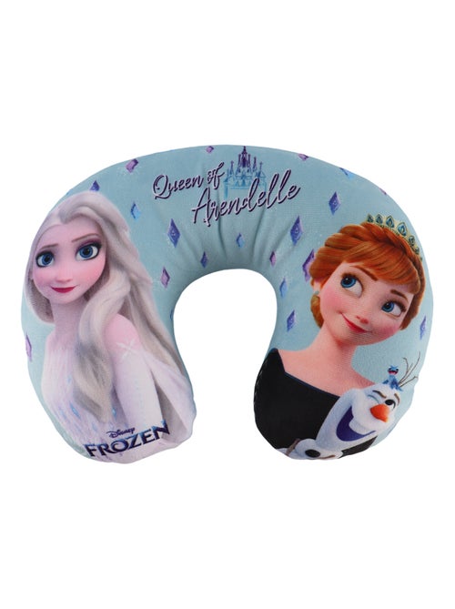 Coussin de voyage Disney Frozen Ice - Soutien-nuque doux - Kiabi