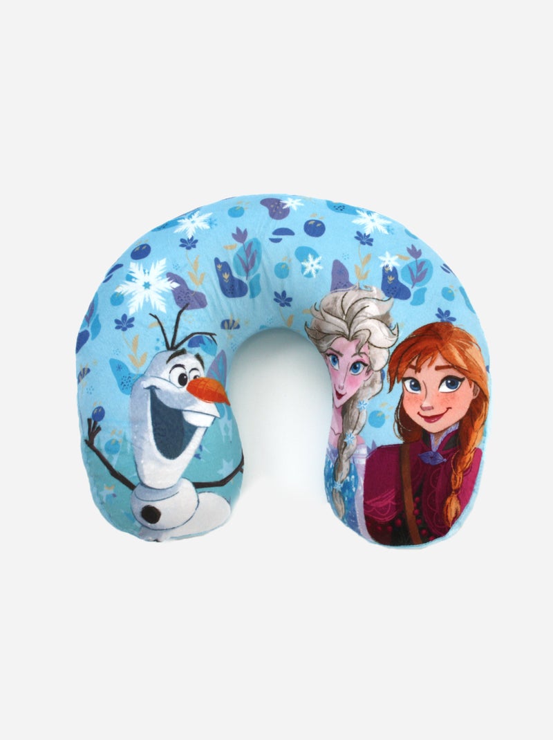 Coussin de voyage 'La reine des neiges' Bleu - Kiabi
