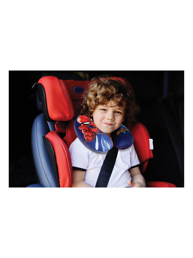 Coussin de voyage-Marvel Spiderman- cervical en tissu Rouge - Kiabi