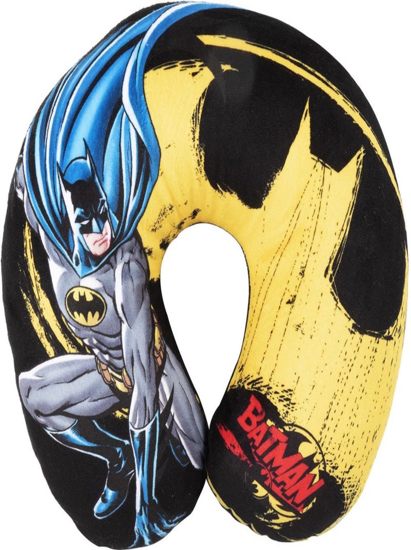 Coussin de voyage pour voiture, doux, motif Batman, super-héros Noir - Kiabi