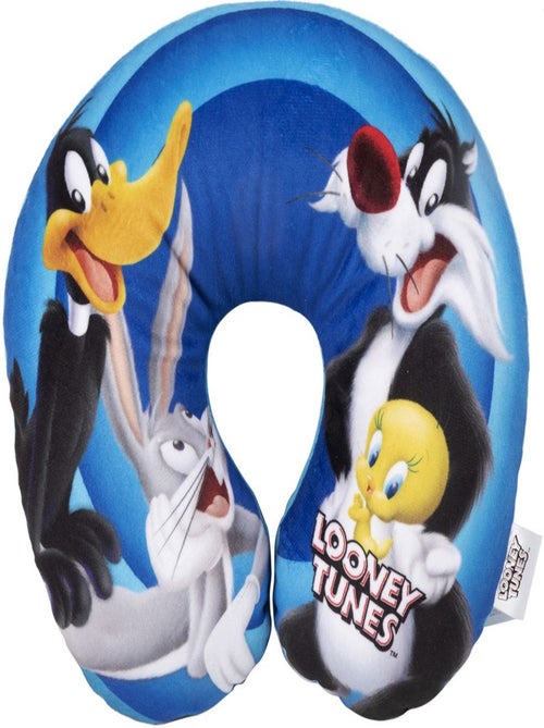 Coussin de voyage pour voiture, doux, motif Looney Tunes - Kiabi