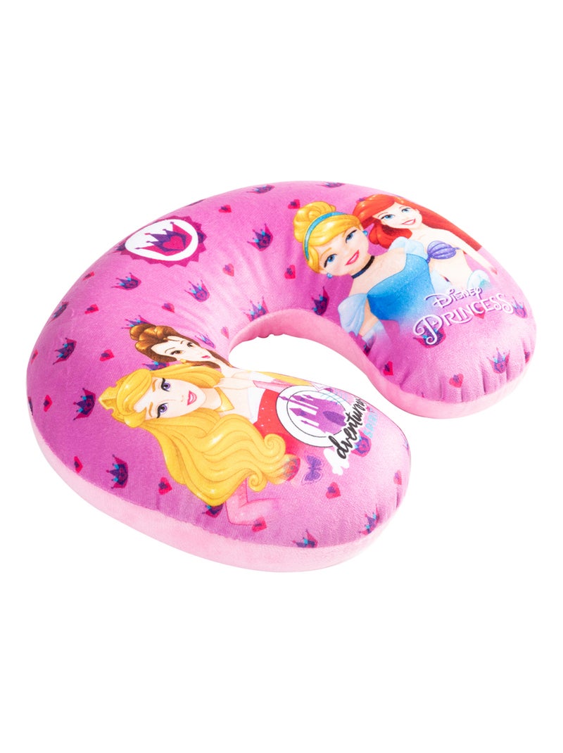Coussin de Voyage Princesses Disney, Aurora, Belle, Ariel, Cendrillon,Taille Unique Rose - Kiabi