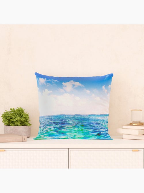 Coussin déco - ile tropicale - 45x45 cm - Kiabi Coussin déco - ile tropicale - 45x45 cm - Kiabi