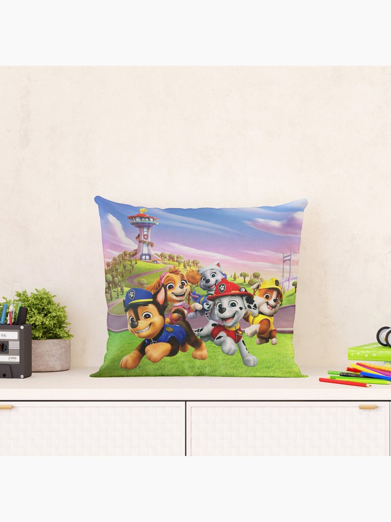 Coussin déco - patpatrouille field play - 40x40 cm Multicolore - Kiabi