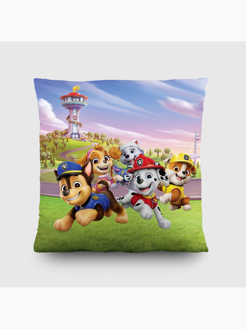Coussin déco - patpatrouille field play - 40x40 cm Multicolore - Kiabi