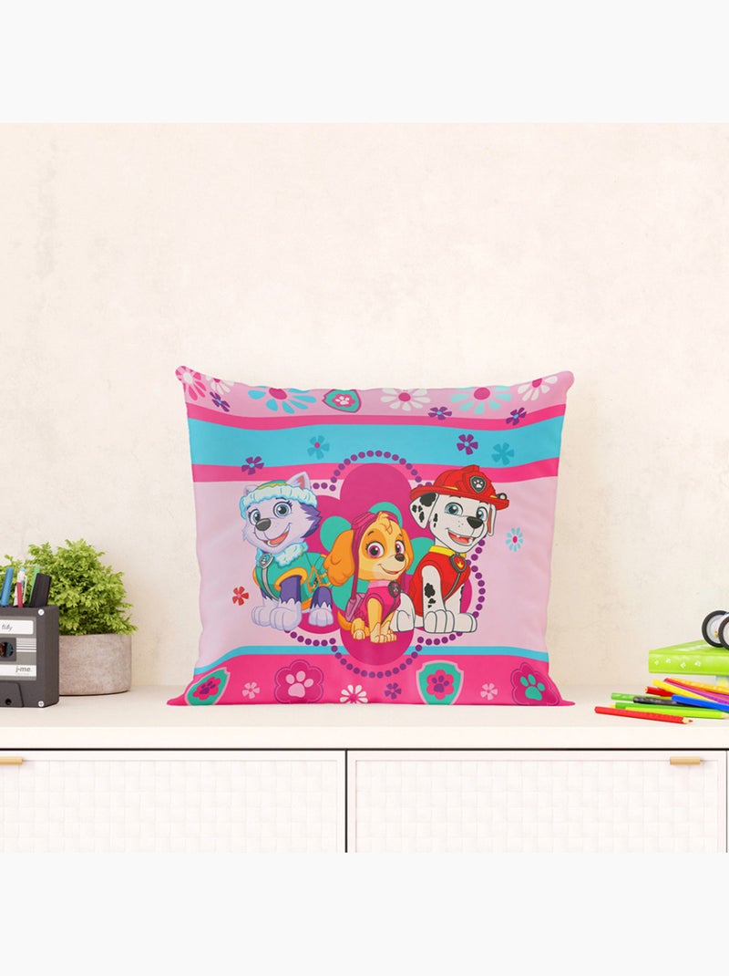 Coussin déco - pat'patrouille girl pups - 40x40 cm Multicolore - Kiabi