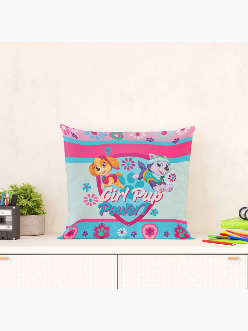 Coussin déco - pat'patrouille girl pups - 40x40 cm Multicolore - Kiabi