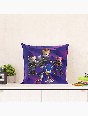 Coussin déco - sonic prime - 40x40 cm