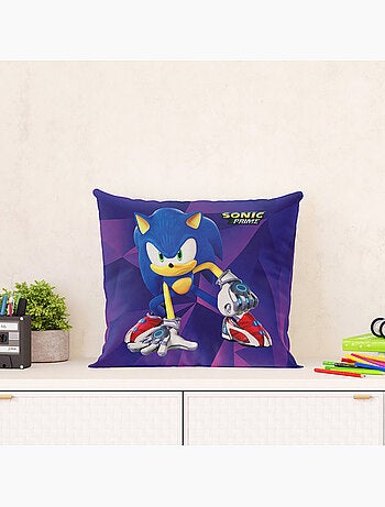 Coussin déco - sonic prime - 40x40 cm