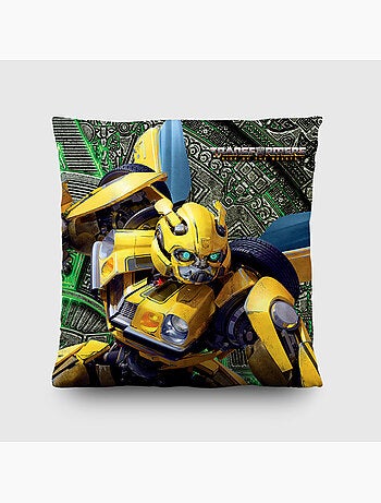 Coussin déco - transformers attack - 40x40 cm