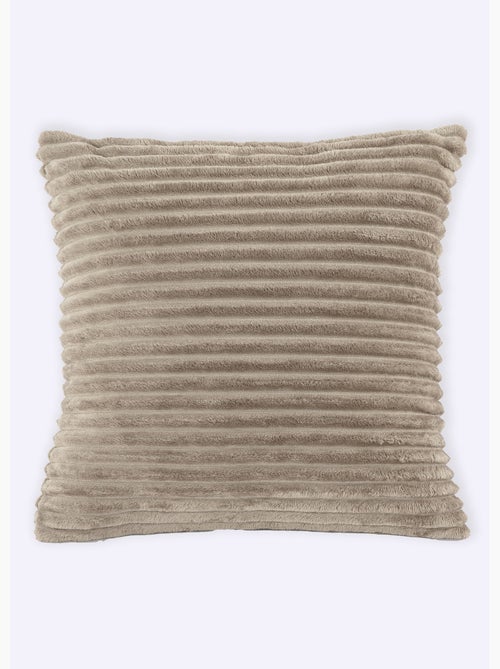 Coussin déco cotelé façon velours - AFIBEL - Kiabi Coussin déco cotelé façon velours - AFIBEL - Kiabi