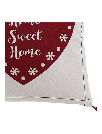Coussin déco Coton Sweet Home