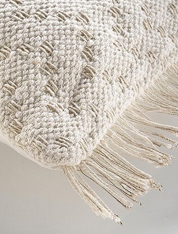 coussin déco Coton/Polyester IKAT Douceur d'Intérieur