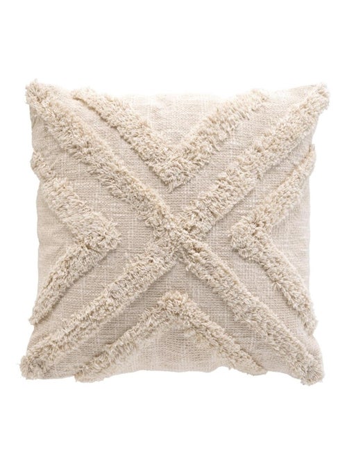coussin déco Coton/Polyester TUFTE SHENY Douceur d'Intérieur - Kiabi coussin déco Coton/Polyester TUFTE SHENY Douceur d'Intérieur - Kiabi