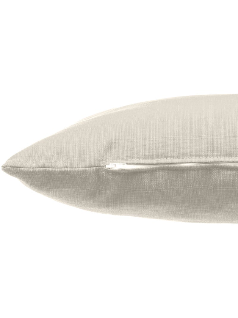 Coussin déco d'extérieur carré déhoussable KORAI Beige - Kiabi