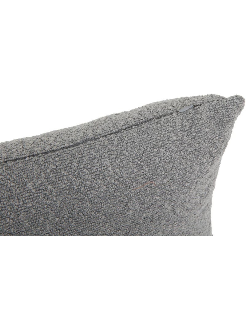 Coussin déco d'extérieur carré déhoussable solfia Ardoise - Kiabi