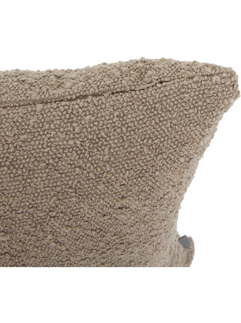 Coussin déco d'extérieur carré déhoussable solfia Marron - Kiabi