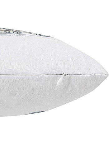 Coussin déco d'extérieur carré imprimé déhoussable MAORIA