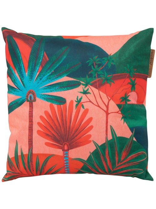 Coussin déco d'extérieur carré imprimé déhoussable maoria - Kiabi Coussin déco d'extérieur carré imprimé déhoussable maoria - Kiabi