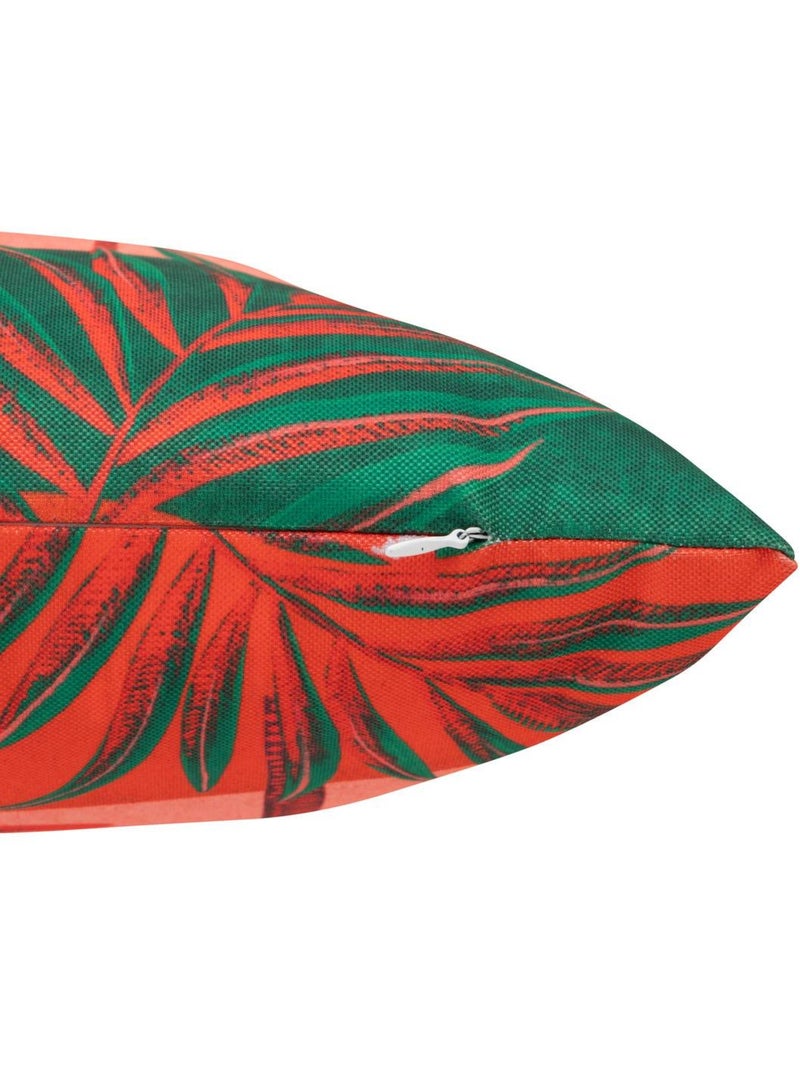 Coussin déco d'extérieur carré imprimé déhoussable maoria Multicolore - Kiabi