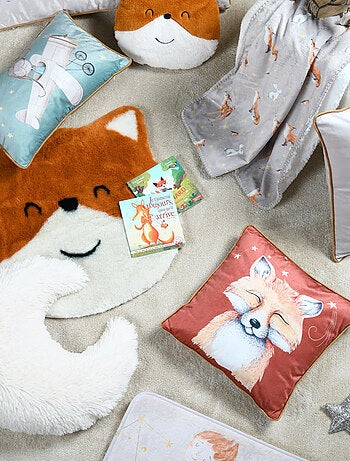 Coussin déco enfant en forme de lune