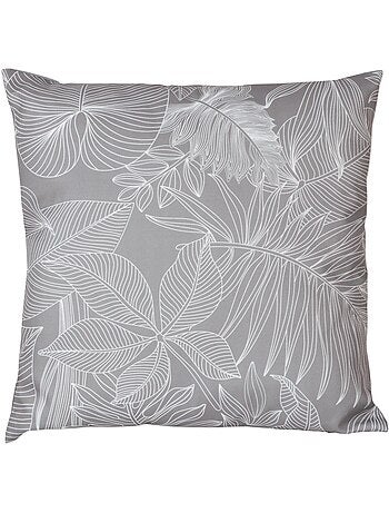 Coussin déco extérieur imperméable en Tissu déperlant Imprimé Bicolore.