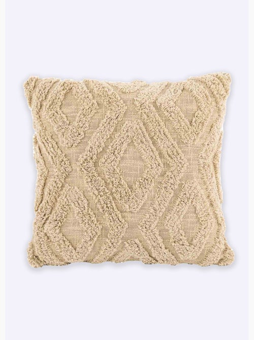Coussin déco, motif carré losanges - AFIBEL - Kiabi