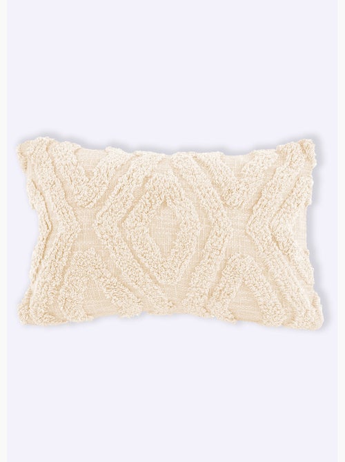 Coussin déco, motif en relief losanges - AFIBEL - Kiabi Coussin déco, motif en relief losanges - AFIBEL - Kiabi