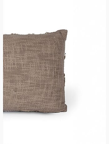 Coussin déco, motif en relief losanges - AFIBEL