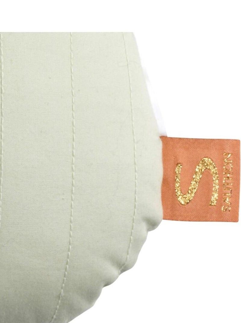 Coussin déco poire 23x36cm en coton Vert tilleul - SAUTHON Vert tilleul - Kiabi