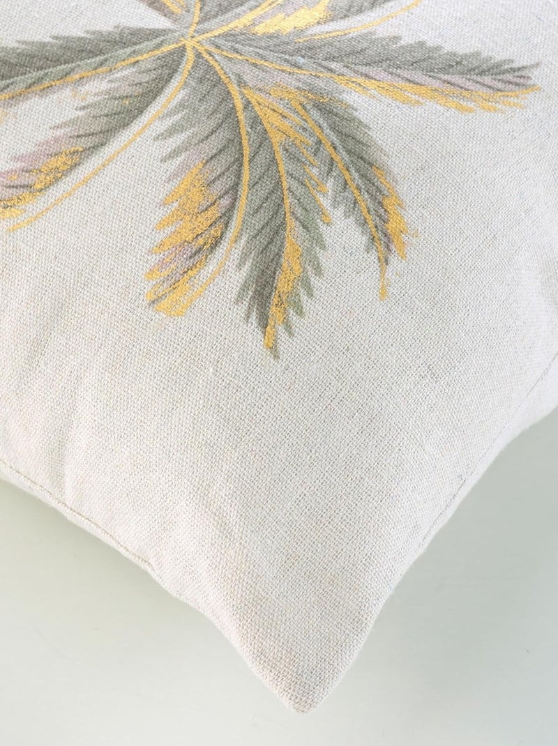coussin déco Polycoton Douceur d'Intérieur Beige - Kiabi