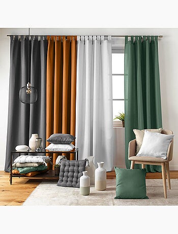 Coussin Déco – Polyester Uni – Déhoussable