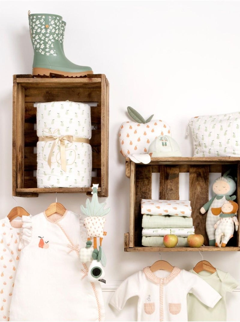 Coussin déco pomme 23x25cm en coton blanc - SAUTHON Blanc - Kiabi