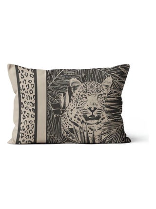 Coussin déco pur coton SAFARI, par Soleil d'Ocre