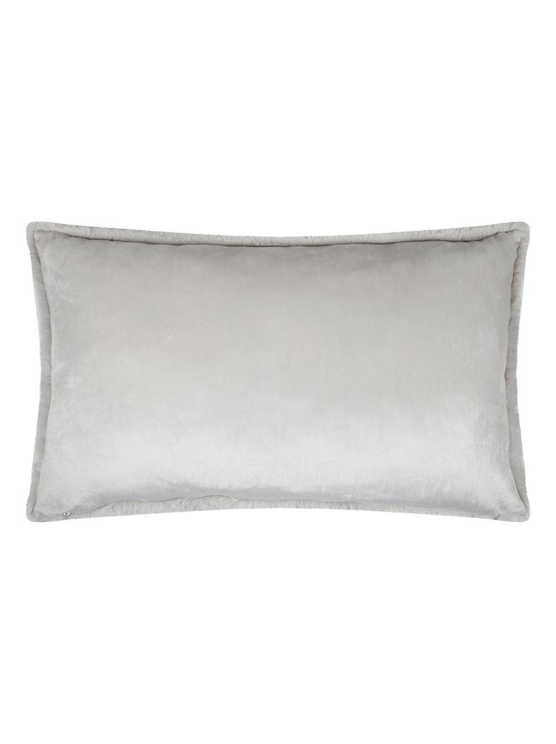 Coussin déco ultra doux Beige coquille - Kiabi