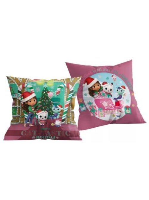 Coussin décoratif - 40x40 cm, rose, édition noël - gabby et la maison magique - Kiabi Coussin décoratif - 40x40 cm, rose, édition noël - gabby et la maison magique - Kiabi
