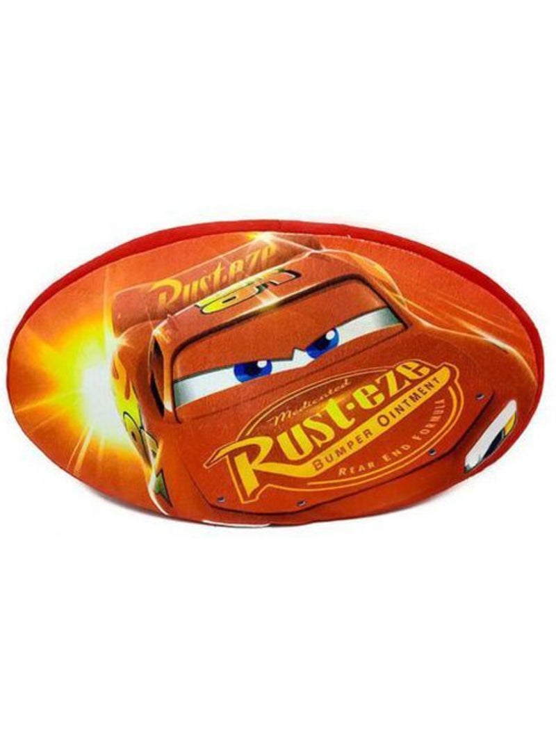 Coussin décoratif - diamètre 40 cm, rouge en velours - cars disney Rouge - Kiabi