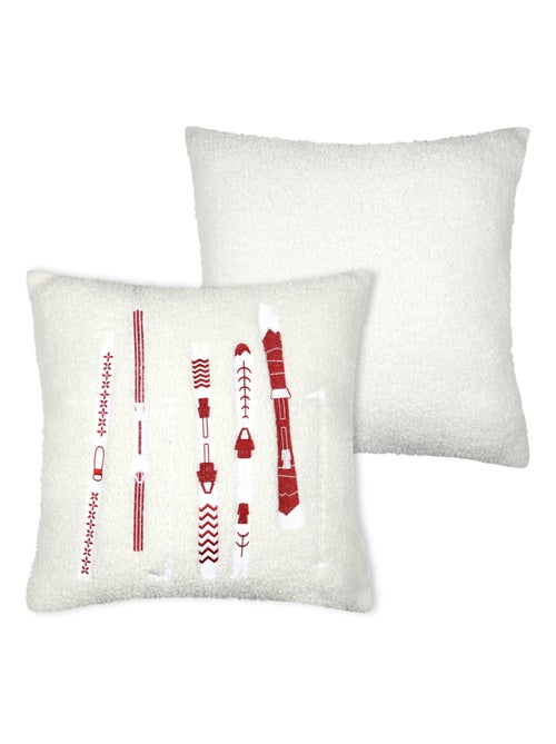 Coussin décoratif - Effet bouclette style montagne - Kiabi Coussin décoratif - Effet bouclette style montagne - Kiabi