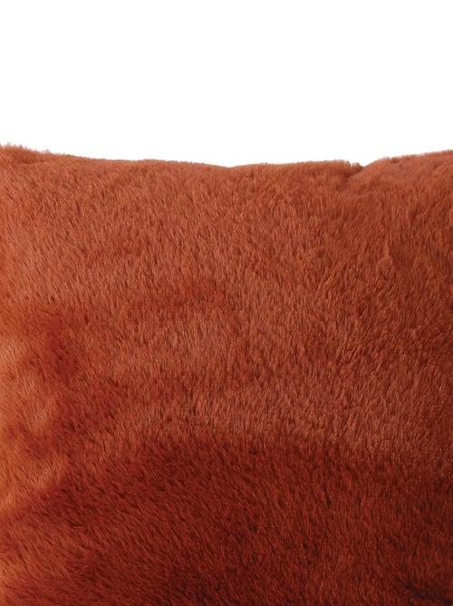 Coussin décoratif  - Effet fourrure toucher ultra doux - Kiabi